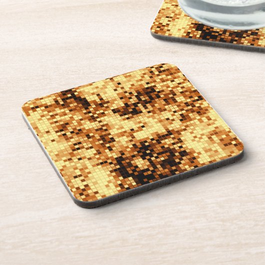 銅モザイク コースター (左側)