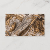 銅モダンおよび金ゴールドサロンスパ 予約カード (裏面)