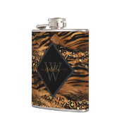 銅モダングリッタースクリプトモノグラム フラスク (左)