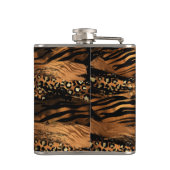 銅モダングリッタースクリプトモノグラム フラスク (裏面)