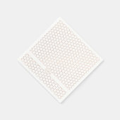 銅モダンバラ金箔六角モノグラム スタンダードカクテルナプキン (角)