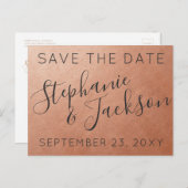 銅モダン日付の保存 | U PICK COLOR 案内ポストカード (正面/裏面)