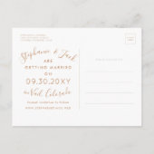 銅モダン日付の保存 | U PICK COLOR 案内ポストカード (裏面)