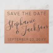 銅モダン日付の保存 | U PICK COLOR 案内ポストカード (正面)