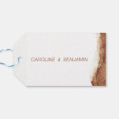 銅モダン色シンプル結婚感謝してい君 ギフトタグ (裏面横)