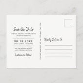 銅モダン金ゴールド頭蓋骨 | 日付救の写真 案内ポストカード (裏面)