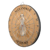 銅モダン金属ビーコイン ダーツボード (正面右)