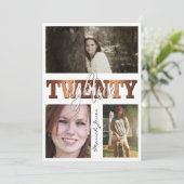 銅モダン218 3写真卒業 招待状 (スタンド正面)