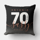 銅モダン70ガーリーとサッシー クッション (正面)