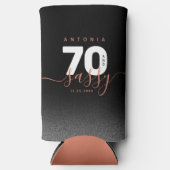 銅モダン70ガーリーとサッシー スリム缶クーラー (正面)