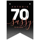 銅モダン70ガーリーとサッシー バンティングフラッグ (第1の旗)