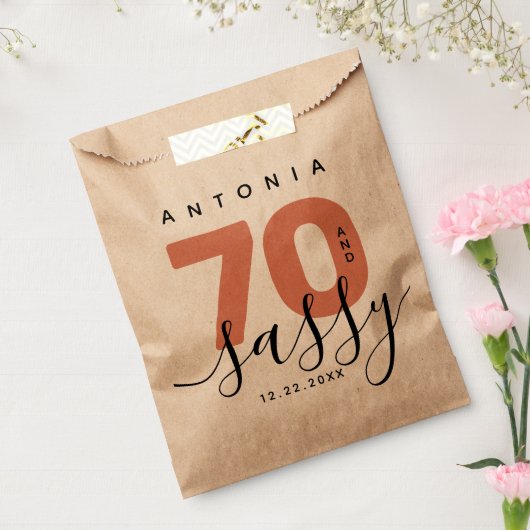 銅モダン70ガーリーとサッシー フェイバーバッグ (封をした状態)