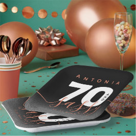 銅モダン70ガーリーとサッシー ペーパープレート