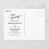 銅リエレガントボン新規開口部 インビテーションポストカード (裏面)