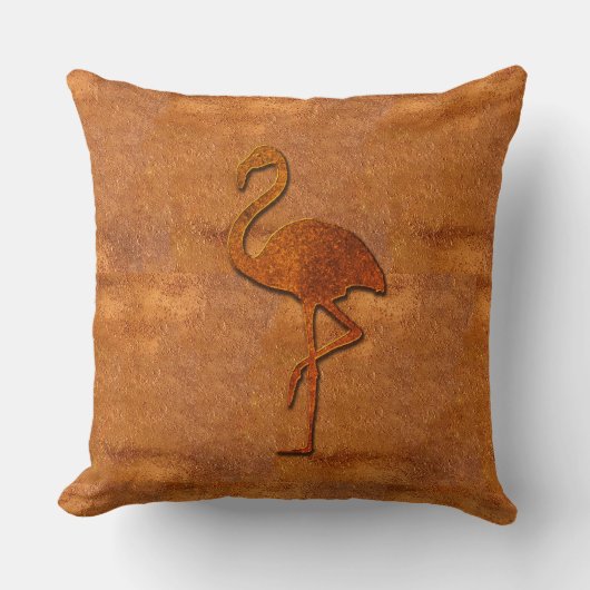 銅ルッカッコいいクフラミンゴ クッション (正面)