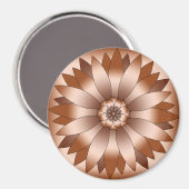 銅ロゼット マグネット (正面/裏面)