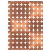 銅一見のモダンな点のデザイン クリップボード (裏面)