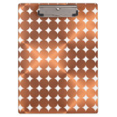 銅一見のモダンな点のデザイン クリップボード (正面)