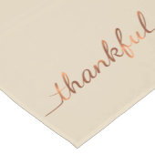 銅一見の感謝祭の感謝している原稿のデザイン ショートテーブルランナー (コーナー)