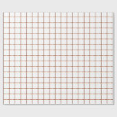 銅一見の正方形のデザイン ラッピングペーパー (フラット)