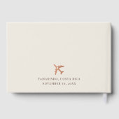 銅世界地図デスティネーションウェディング ゲストブック (裏面)