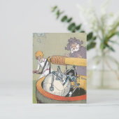 銅人が井戸から救出される ポストカード (スタンド正面)