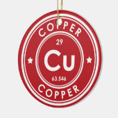 銅元素赤色セラミックオーナメント セラミックオーナメント (左)