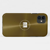 銅光沢ステンレス鋼メタル Case-Mate iPhoneケース (裏面(横))