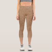 銅勾配グリッターカプリレギンス カプリレギンス (正面)