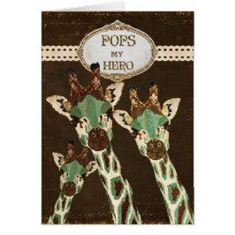 銅及びティール（緑がかった色）のキリンのポップは英雄カードです