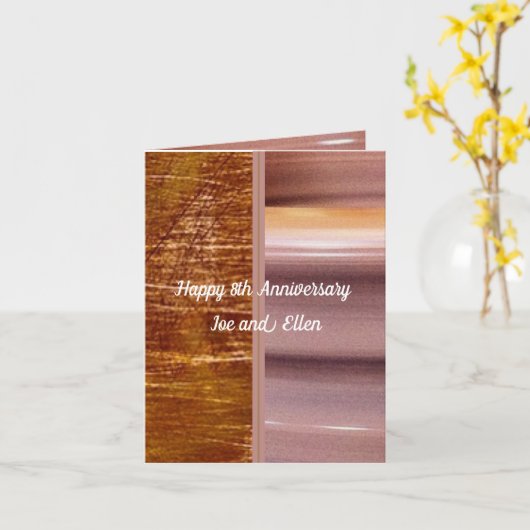 銅器・陶磁器 カード (黄色い花)