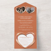 銅婚式7周年パーティーイベント オールインワン招待状 (内側)