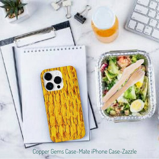 銅宝石 iPhoneケース