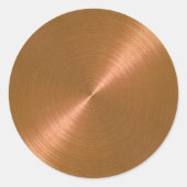 銅封筒用シール ラウンドシール (正面)