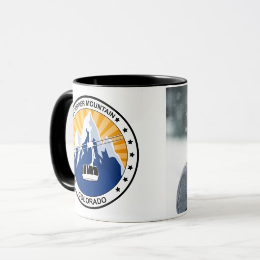 銅山のコロラド州のカスタムの写真 マグカップ (正面左)
