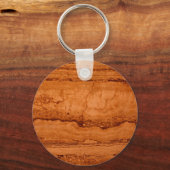 銅峡谷花崗岩、琥珀の金ゴールドセドナ山脈 キーホルダー (正面)