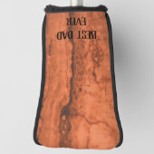 銅峡谷花崗岩、琥珀の金ゴールドセドナ山脈 ゴルフヘッドカバー (回転90)