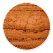 銅峡谷花崗岩、琥珀の金ゴールドセドナ山脈 セラミックノブ (正面)