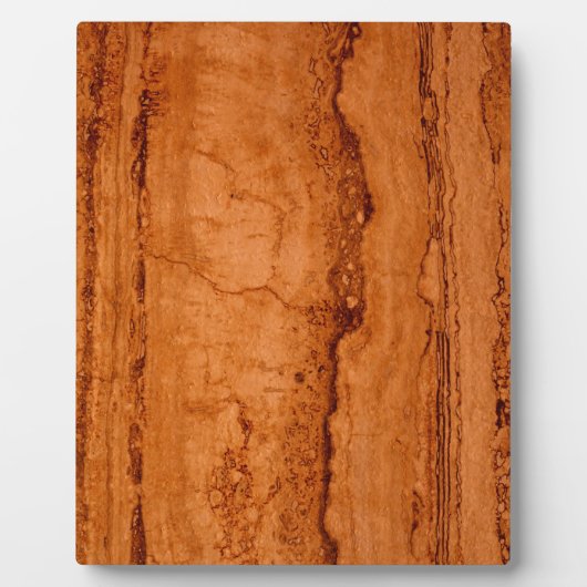 銅峡谷花崗岩、琥珀の金ゴールドセドナ山脈 フォトプラーク (正面)