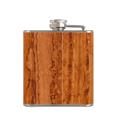 銅峡谷花崗岩、琥珀の金ゴールドセドナ山脈 フラスク (裏面)