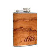 銅峡谷花崗岩、琥珀の金ゴールドセドナ山脈 フラスク (右)