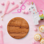 銅峡谷花崗岩、琥珀の金ゴールドセドナ山脈 ペーパープレート (パーティー)