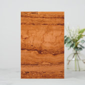 銅峡谷花崗岩、琥珀の金ゴールドセドナ山脈 便箋 (スタンド正面)