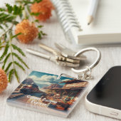 銅峡谷表現 キーホルダー (正面右)