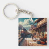 銅峡谷表現 キーホルダー (正面)