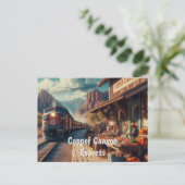 銅峡谷表現 ポストカード (スタンド正面)