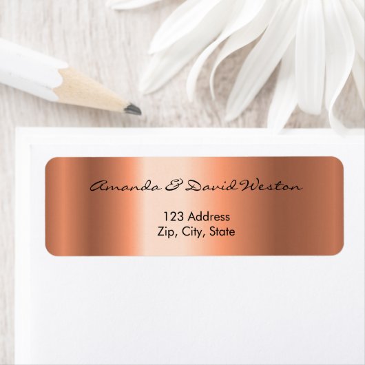 銅差出人住所 ラベル (インサイチュ)