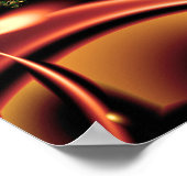 銅巻きフラクタル ポスター (角)