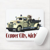 銅市消防車 マウスパッド (マウス)