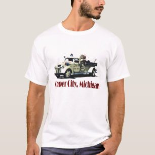 銅市消防車 Tシャツ